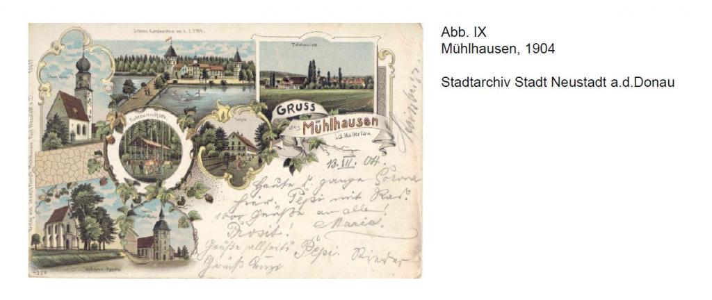 Grußkarte Mühlhausen 1904