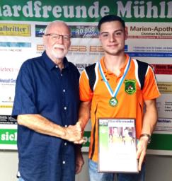 Sportlerehrung Bronzemedaille Benjamin Konrad