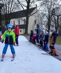 Spaß beim Skifahren